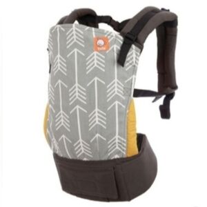 TULA CARRIER ARCHER PRINT with INFANT INSERT GREY BLACK YELLOW